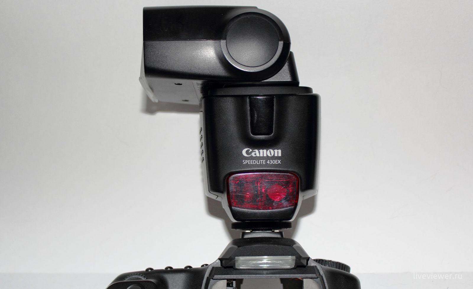 Canon 430EX. Flash type on the camera