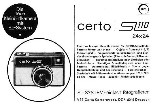 Certo Kamera-Werk (1902) - о компании