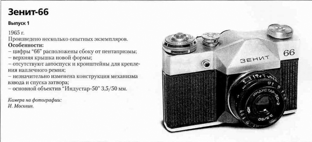 Зенит-66 1200 фотоаппаратов ссср
