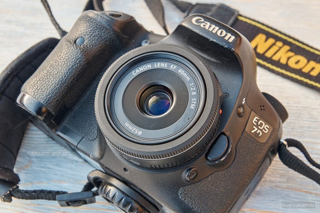 Canon EF 40mm 2.8 obektiv fotoapparate 2