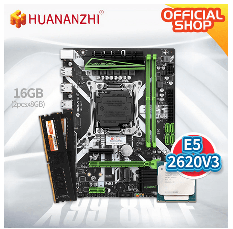 2 2 HUANANZHI X99 8M F X99 materinskaya plata s processorom Intel XEON E5 2620