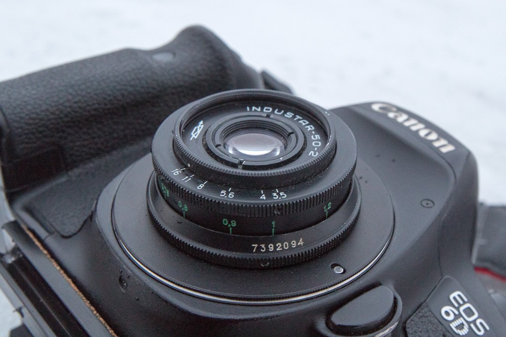 Переходники для разных систем 5 Индустар-50-2 на Canon 6D, переходник M42-EOS